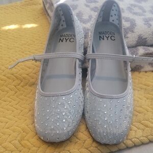 Gray Sparkle Flats
